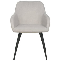 Beliani Set Of 2 Dining Chairs Casmalia Velvet Taupe - thumbnail 5