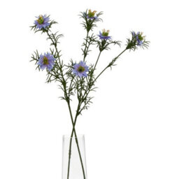 Wyld Haus Set Of 3 Purple Nigella Artificial Flower Stems 680mm - thumbnail 3