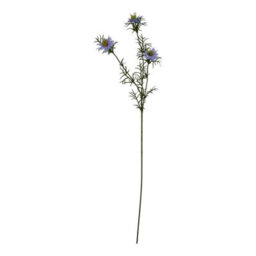 Wyld Haus Set Of 3 Purple Nigella Artificial Flower Stems 680mm - thumbnail 1