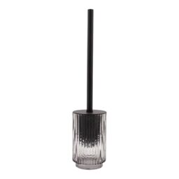 GoodHome Atocha Grey Stainless Steel Toilet Brush & Holder - thumbnail 2