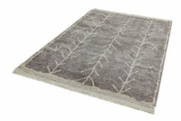 Grey Shaggy Kilim Luxurious Modern Moroccan Rug For Dining Room-200Cm X 290Cm - thumbnail 5