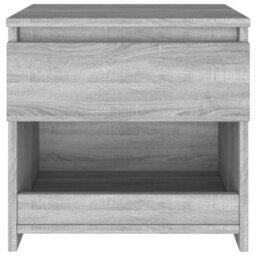 Berkfield Bedside Cabinets 2 Pcs Grey Sonoma 40X30X39 Cm Engineered Wood - thumbnail 5
