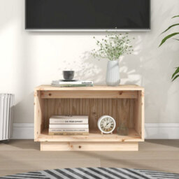 Berkfield Rustic Tv Cabinet 60X35X35 Cm Solid Wood Pine - thumbnail 2