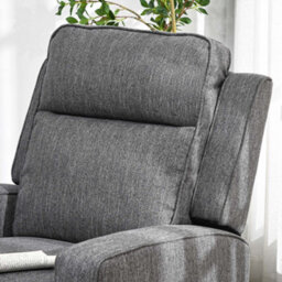 Homcom Electric Armchair, Fabric Recliner Chair With Usb Port, Charcoal Grey - thumbnail 8