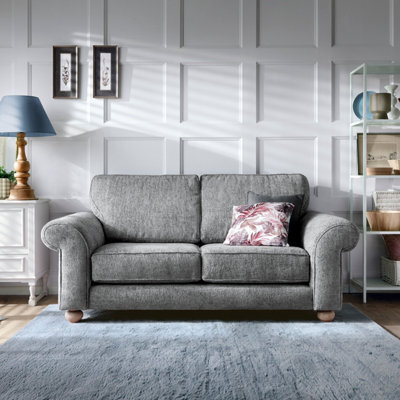 Abakus Direct Ingrid 2 Seater Sofa In Steel Grey - image 1