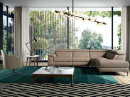 Angel Cerda Luxurious Right Chaise Longue Sofa In Mink Leather For Ultimate Relaxation - thumbnail 3
