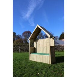Churnet Valley Garden Furniture Ltd Willow 3 Seat Storage Arbour - L60 X W179 X H235 Cm - Partially Assembled - Set Of Waterproof Cushions Included - thumbnail 3