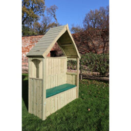 Churnet Valley Garden Furniture Ltd Willow 3 Seat Storage Arbour - L60 X W179 X H235 Cm - Partially Assembled - Set Of Waterproof Cushions Included - thumbnail 1