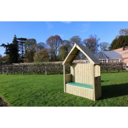 Churnet Valley Garden Furniture Ltd Willow 3 Seat Storage Arbour - L60 X W179 X H235 Cm - Partially Assembled - Set Of Waterproof Cushions Included - thumbnail 4