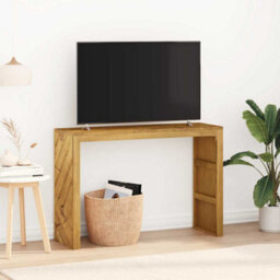 Berkfield Console Table 110X35X75 Cm Solid Wood Teak - thumbnail 3