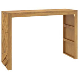 Berkfield Console Table 110X35X75 Cm Solid Wood Teak - thumbnail 7