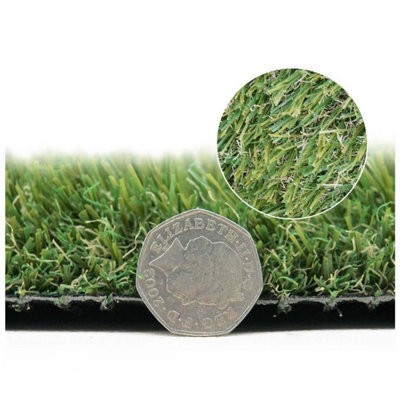 "45mm Outdoor Artificial Grass, Plush Artificial Grass, Premium Synthetic Artificial Grass-3M(9'9"") X 4M(13'1"")-12M²" - image 1