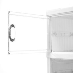 Darphe White Clear 6 Tier Foldable Shoe Organizer With Magnetic Doors - thumbnail 6