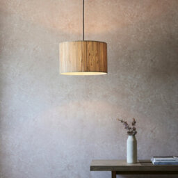 Luminosa Lighting Luminosa Longshore Single Pendant Ceiling Lamp, Natural Seagrass, Matt Black - thumbnail 4