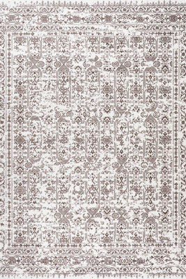 The Rugs Montana Cream And Brown Oriental Area Rug And Runner Soft Durable Pet Friendly Easy To Clean Living Room Bedroom 3716Crbw - image 1