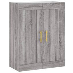 Berkfield Highboard Grey Sonoma 69.5X34X180 Cm Engineered Wood - thumbnail 5