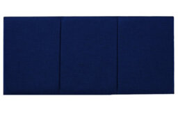 "Slumbre Alton Turin Linen 2Ft6 Small Single 20"" Headboard -  Blue"