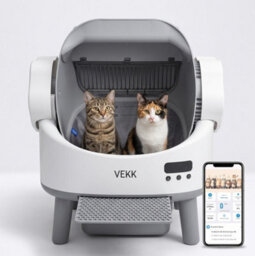 B2C Automatic Self Cleaning Cat Litter Box Open Top Wifi App 80L Litter Tray White 12 Bag Rolls For Litter Box (20 Liners Per Roll) - thumbnail 2