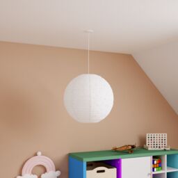 GoodHome Greylag White Star Round Lamp Shade (D)38Cm - thumbnail 8