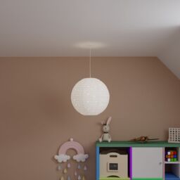 GoodHome Greylag White Star Round Lamp Shade (D)38Cm - thumbnail 7