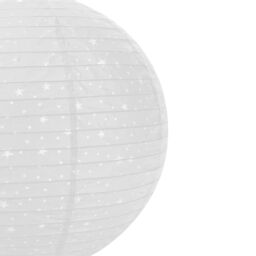 GoodHome Greylag White Star Round Lamp Shade (D)38Cm - thumbnail 4
