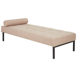 Beliani Chaise Longue Chinon Boucle Beige - thumbnail 5