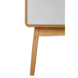 Orsina Scandi Style Sideboard, Natural Wood Sideboard, Modern Oak Wood Sideboard, 1 Door And 2 Drawer Sideboard - thumbnail 8