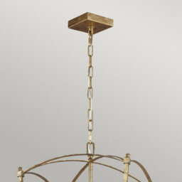 Luminosa Lighting Luminosa Feiss Thayer Lanterns Pendant Ceiling Light Antique Gold - thumbnail 4