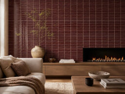 Marlborough Virello Orange Ceramic Finger Mosaic Wall Tiles (75Pack- 5 Box-6.6M2 Coverage) - Kitchen - 27.6Cm X 29.6Cm- Sleek Linear Luxury - thumbnail 2