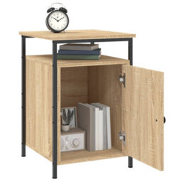 Berkfield Bedside Cabinets 2 Pcs Sonoma Oak 40X42X60 Cm Engineered Wood - thumbnail 5