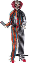 Boland Halloween Standing Clown Butcher Decoration 175Cm With Led Eyes, Sound & Motion - thumbnail 1