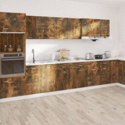 Vidaxl Drawer Bottom Cabinet Lyon Smoked Oak 50X46X81.5 Cm Engineered Wood - thumbnail 3