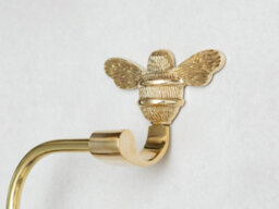 Brass Bee Toilet Roll Holder Nickel - thumbnail 4