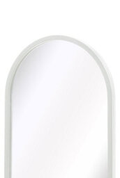 Mirroroutlet The Arcus White Metal Framed Arched Garden Wall Mirror 80Cm X 40Cm - thumbnail 4