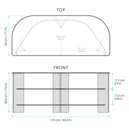 "Avf Varano 1.1M Corner Tv Stand, For Tvs Up To 55"" - Oak" - thumbnail 5