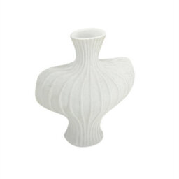 Artloge White Lantern Resin Vase Modern Dried Flower Arrangement Irregular Pampas Grass Vases - thumbnail 9