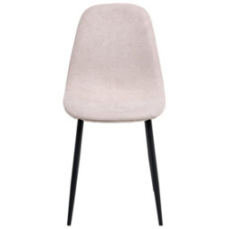 Beliani Set Of 4 Dining Chairs Crandall Fabric Beige - thumbnail 5