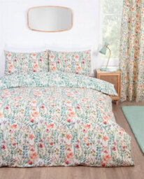 Sundour Amaryllis Floral Duvet Cover Set - thumbnail 1