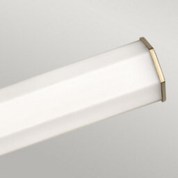 Luminosa Lighting Luminosa Hinkley Facet Integrated Led Bathroom Wall Lamp Heritage Brass, 3000K, Ip44 - thumbnail 3