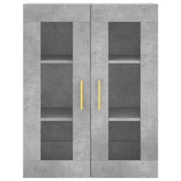 Berkfield Highboard Concrete Grey 69.5X34X180 Cm Engineered Wood - thumbnail 6