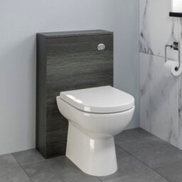 Affine Modern Bathroom Toilet & Basin Sink Vanity Unit Furniture 900mm Charcoal Finish - thumbnail 6