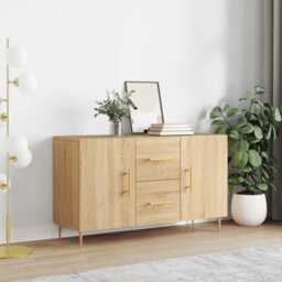 Berkfield Sideboard Sonoma Oak 100X36X60 Cm Engineered Wood