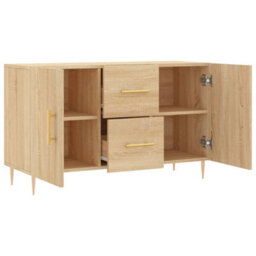 Berkfield Sideboard Sonoma Oak 100X36X60 Cm Engineered Wood - thumbnail 5