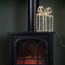 Samuel Alexander 22Cm Light Up Acrylic Christmas Present With 80 Warm White Leds - thumbnail 7