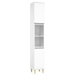 Walplus 3 Piece Bathroom Furniture Set White Engineered Wood - thumbnail 6