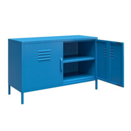 Novogratz Dorel Home Cache Metal Locker With 2 Doors Blue - thumbnail 9