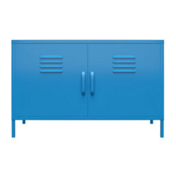 Novogratz Dorel Home Cache Metal Locker With 2 Doors Blue - thumbnail 1