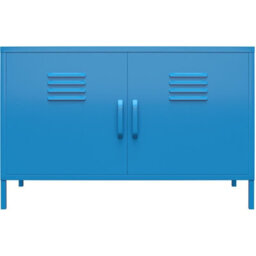 Novogratz Dorel Home Cache Metal Locker With 2 Doors Blue - thumbnail 7