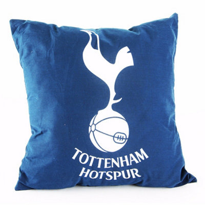 Tottenham Hotspur Fc Official Crest Design Cushion Navy/white (One Size) - image 1