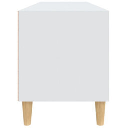 Berkfield Classic Tv Cabinet White 100X34.5X44.5 Cm Engineered Wood - thumbnail 7